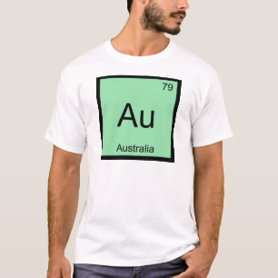 Au - Australia Chemistry Element Symbol Aussie Tee