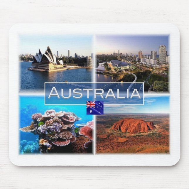 AU Australia - Sydney - Opera House - Gold Coast Mouse Pad (Front)