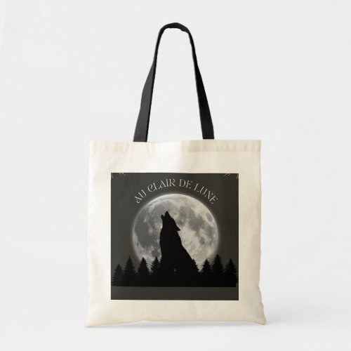 Au Clair de Lune Tote Shopping bag