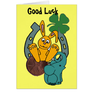 Funny Good Luck Cards | Zazzle