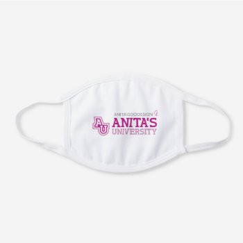 Au Logo Cotton Face Mask by AnitaGoodesign at Zazzle