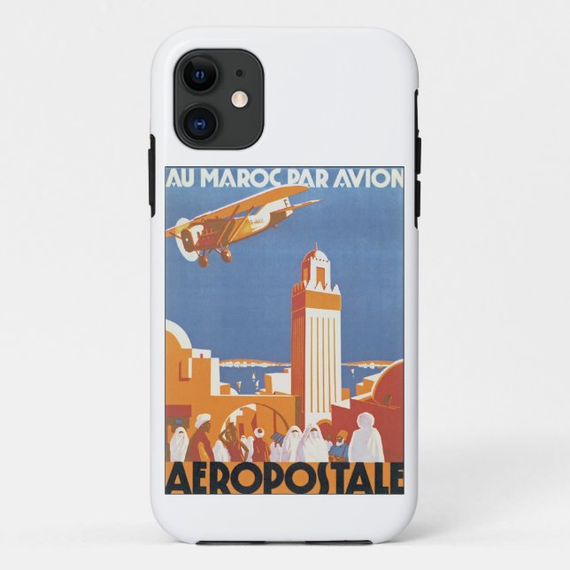Au Maroc Par Avion Case-Mate iPhone Case (Back)