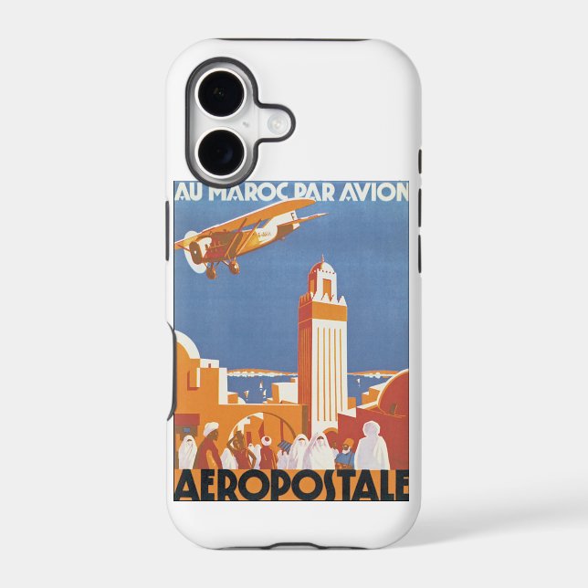 Au Maroc Par Avion Iphone Case (Back)