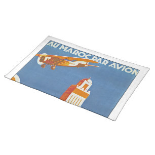 Au Maroc Par Avion Placemat