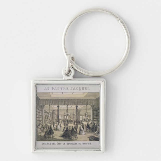 Au Pauvre Jacques: The Fabric Department Keychain (Front)