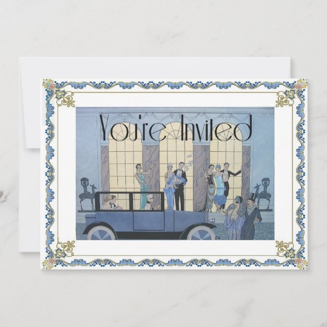 Au Revoir Invitation (Front)