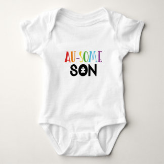 Au-some son baby bodysuit