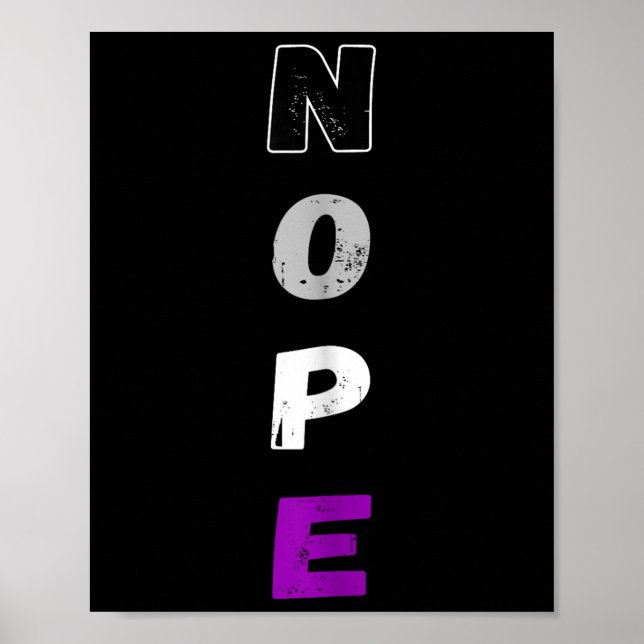 Aual Nope Ace Pride Flag Auality Lgbt Community _1 Poster (Front)