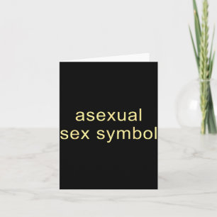 Aual Symbol Funny Pride Lgbtq Ace Card