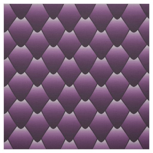 Aubergine Dragon Scales Fabric