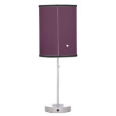Aubergine Eggplant Deep Purple Table Lamp (Back)