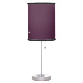 Aubergine Eggplant Deep Purple Table Lamp (Left)