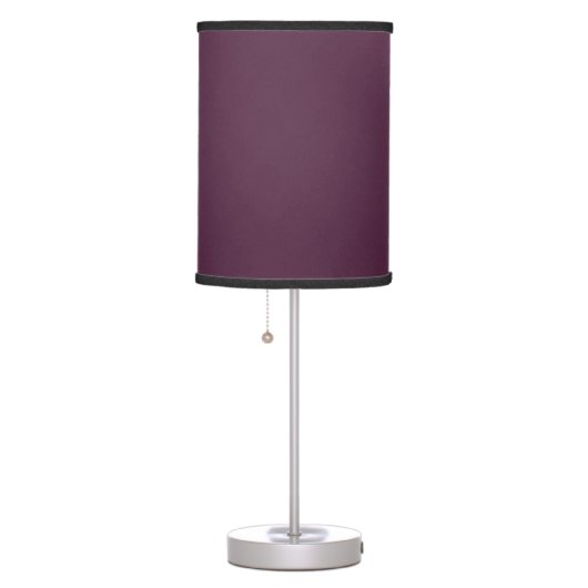 Aubergine Eggplant Deep Purple Table Lamp (Right)