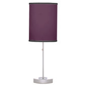 Aubergine Eggplant Deep Purple Table Lamp (Front)