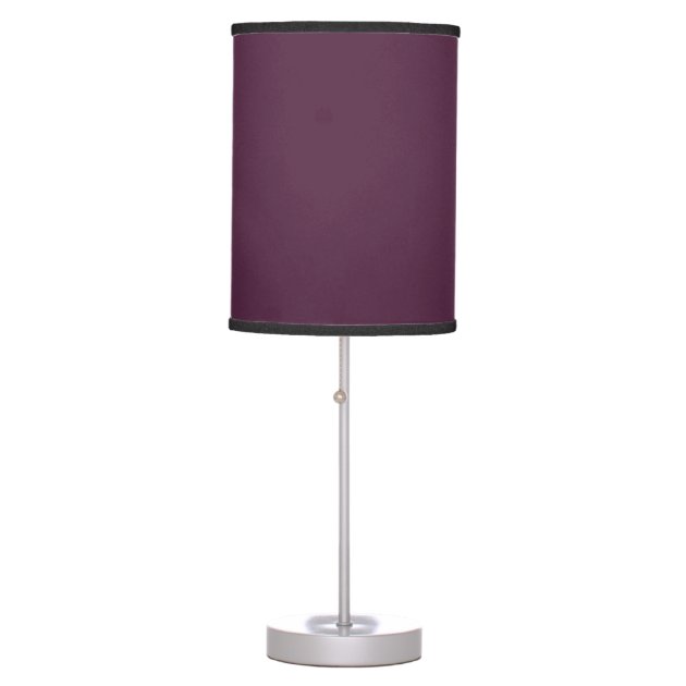 aubergine table lamp