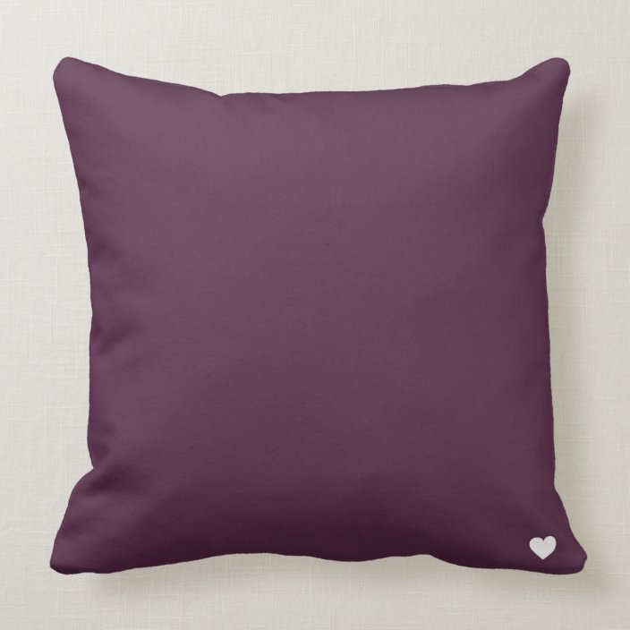 deep purple throw pillows