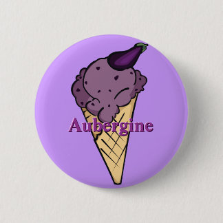 Aubergine Icecream Button