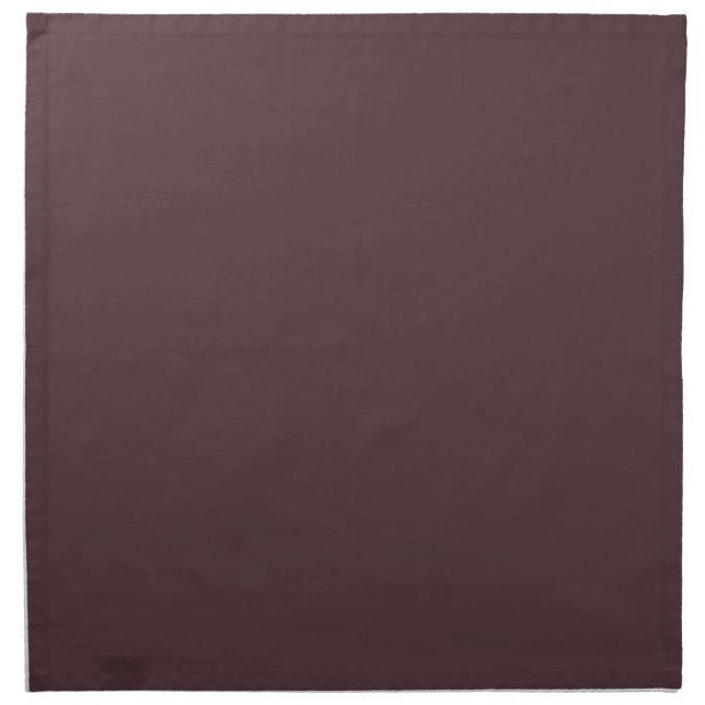 Aubergine Purple Eggplant Plum French Chateau Napkin (Front)