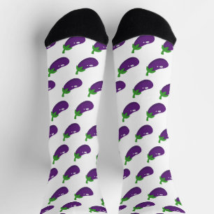 Aubergines Socks