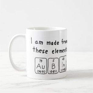 Aubin periodic table name mug