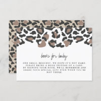 Aubree - Leopard Print Baby Books for Baby Insert