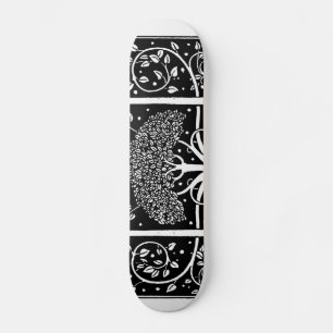 Aubrey Beardsley Art Nouveau Tree Pattern Print Skateboard