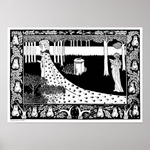 Aubrey Beardsley Illustration Poster