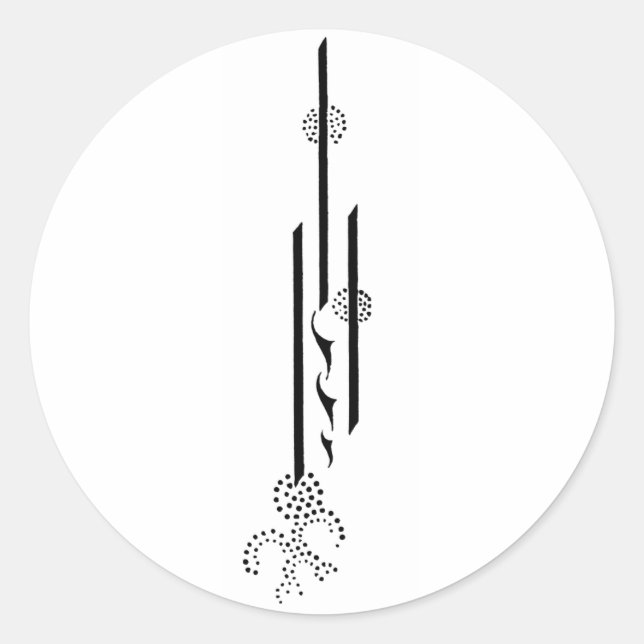 Aubrey Beardsley Sticker (Front)