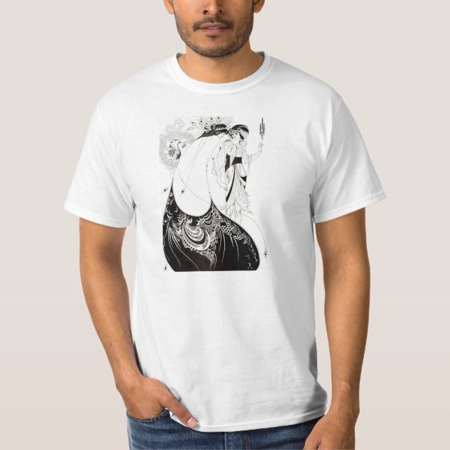 Aubrey Beardsley The Peacock Skirt T-shirt (Front)