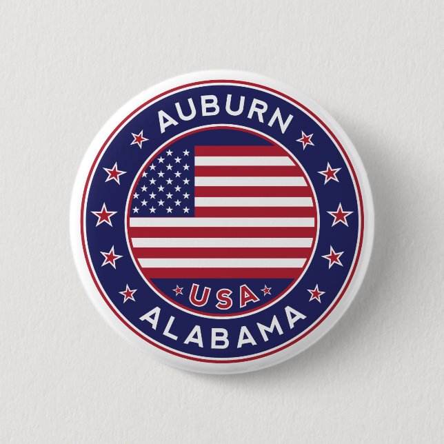 Auburn, Alabama Button (Front)