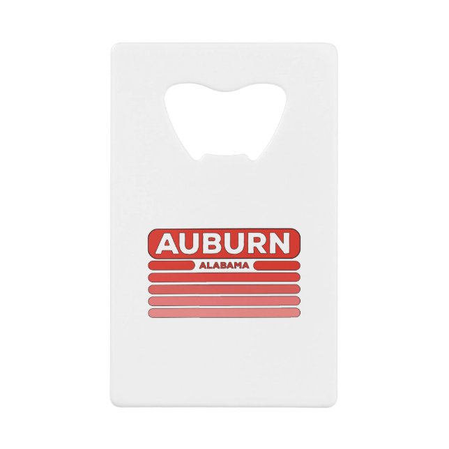 Auburn Alabama Credit Card Bottle Opener (Front)
