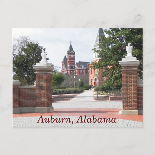 Auburn Alabama -- postcard (Front)