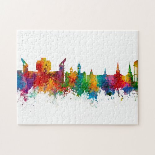 Auburn Alabama Skyline Jigsaw Puzzle