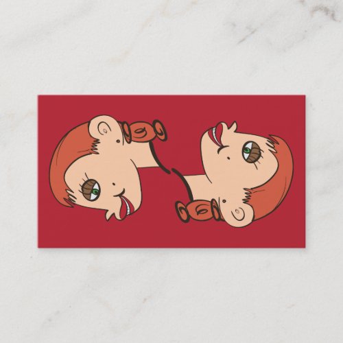 Auburn Beauty Art Woman Makeup Artist Professional Business Cards