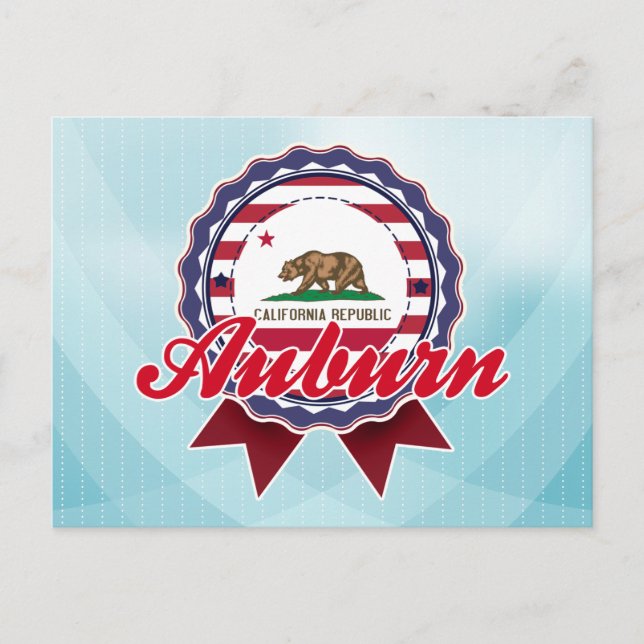 Auburn, CA Postcard (Front)