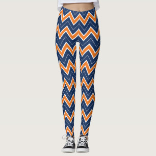 Auburn Chevron Leggings
