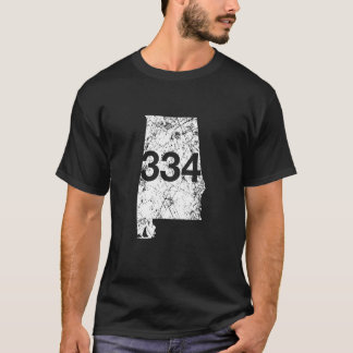 Auburn Dothan Selma Area Code 334 Shirt, Alabama G T-Shirt