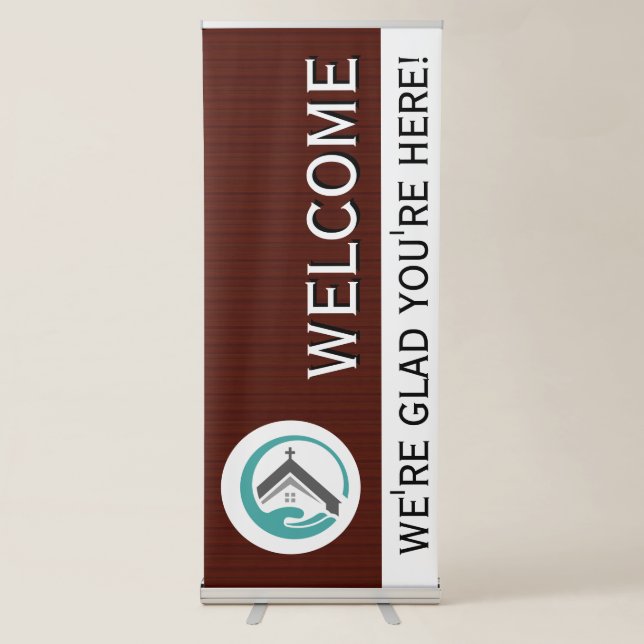 Auburn Grain Church Welcome Retractable Banner (Front)
