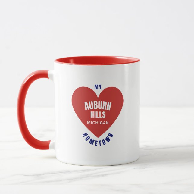Auburn Hills Michigan Hometown Coffee Mug (Left)