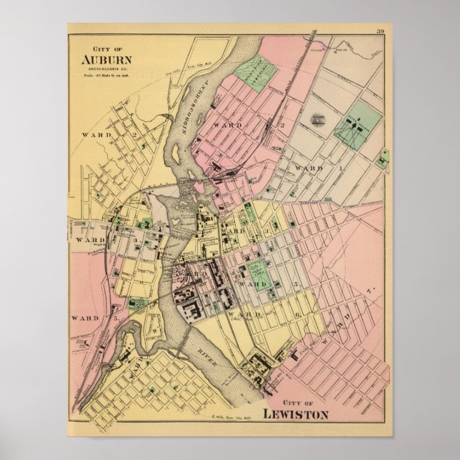 Auburn, Lewiston Poster (Front)