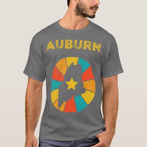 Auburn Maine Vintage Distressed Souvenir 1 T_Shirt