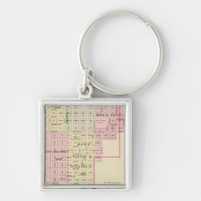 Auburn, Nebraska Keychain (Front)