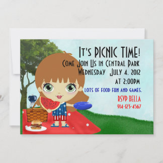 Auburn Picnic Invitation
