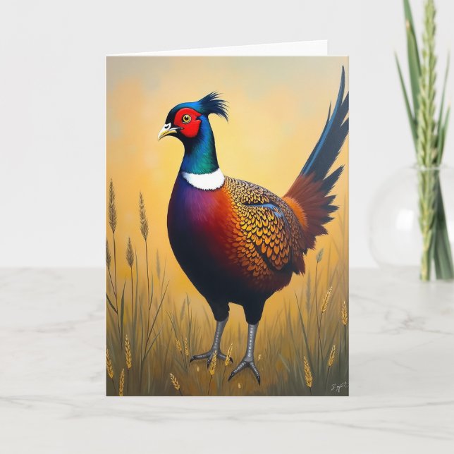 Auburn Plumage Fathers Day Card (Front)
