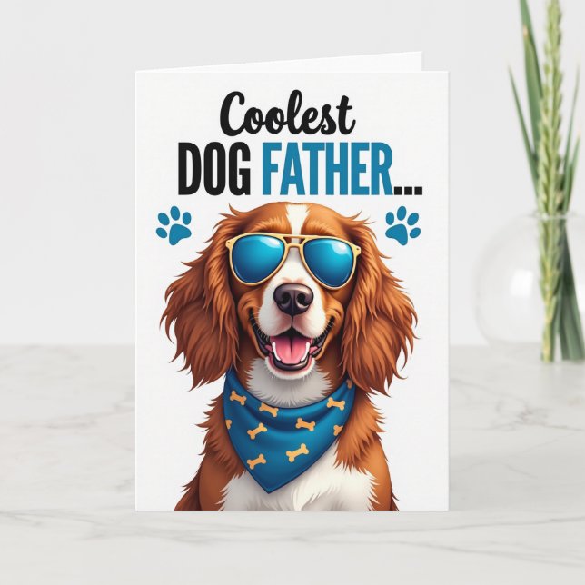 Auburn Pup Fathers Day Card (Front)