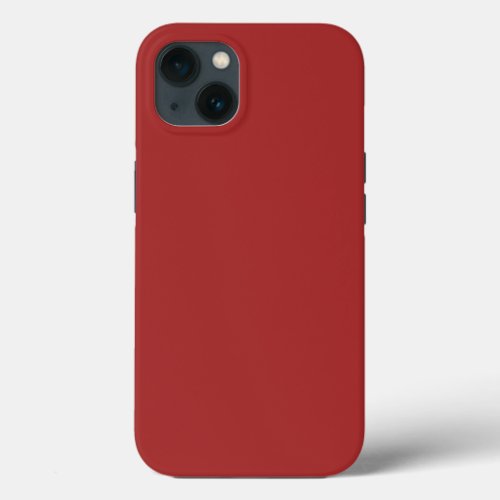 Auburn  solid color   iPhone 13 case