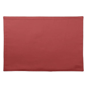 Auburn (solid color) cloth placemat