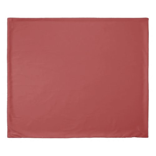 Auburn  solid color   duvet cover