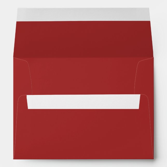 Auburn  (solid color)   envelope (Back (Bottom))