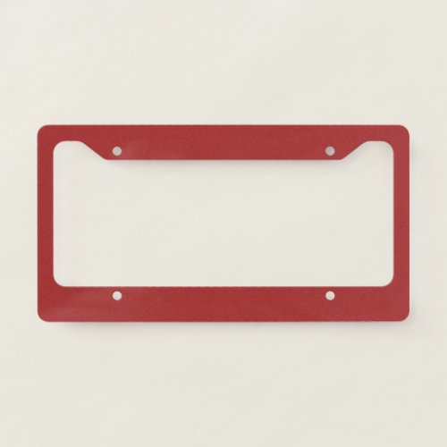 Auburn  solid color   license plate frame